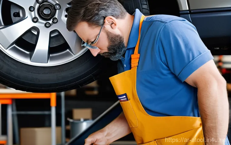 DIY용 에어공구 추천 - **Prompt 1: The Accomplished DIYer with an Air Impact Wrench**
"A candid, brightly lit, medium s...